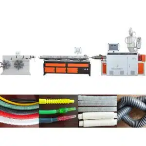 Single wall corrugated pipe machine For Sale