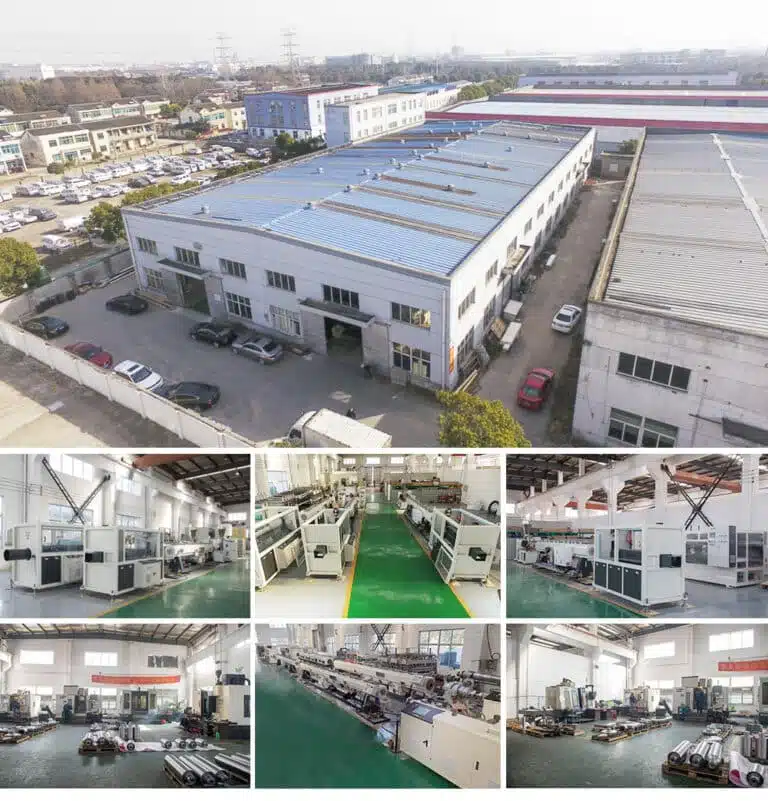 Plastic Extrusion Machines Plant view